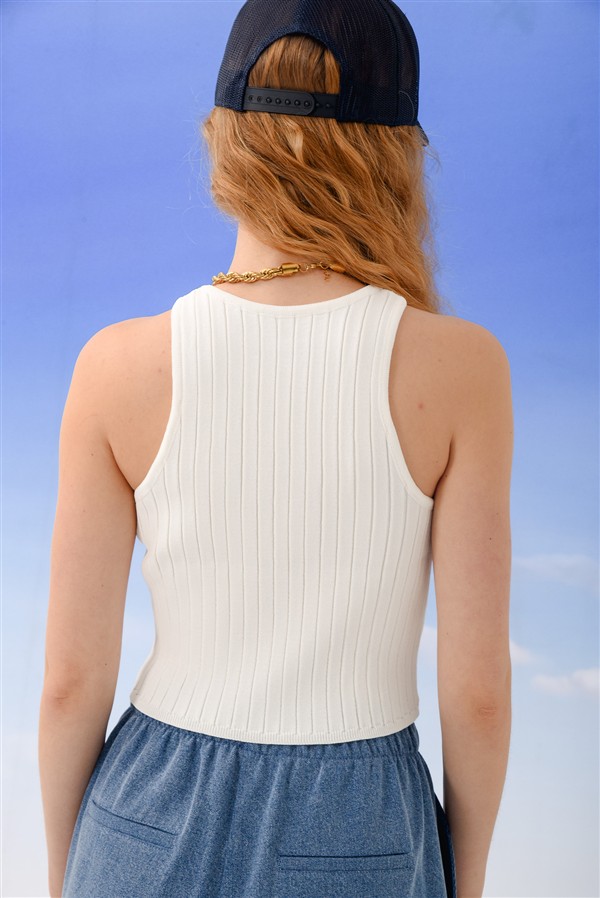 ARPYES STARFRUIT TANK TOP WHITE