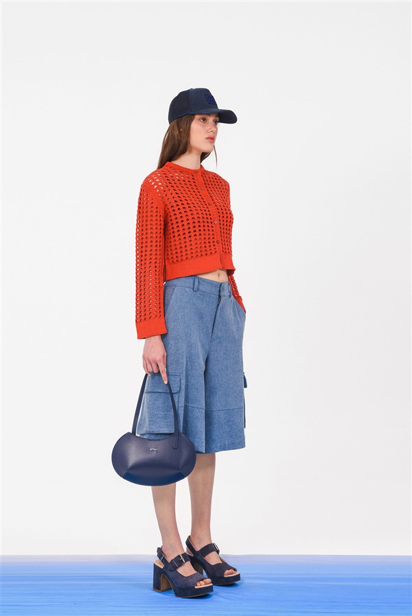 ARPYES SUMMER CARDIGAN TERRACOTA