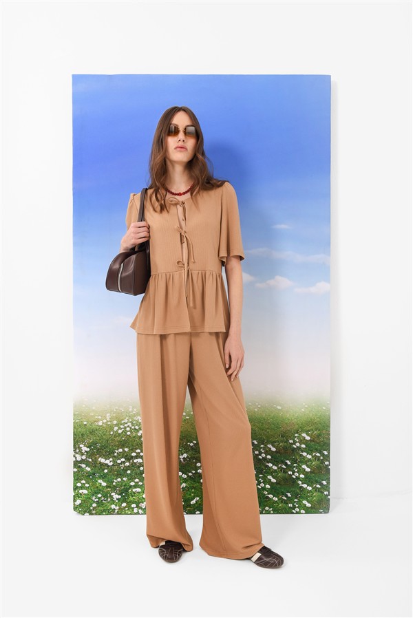 ARPYES TANNED TOP CAMEL