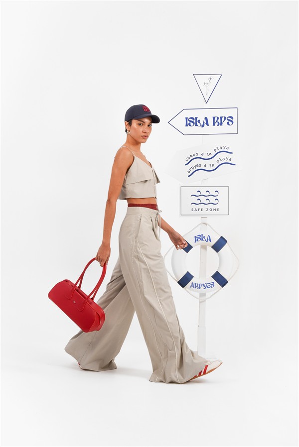 ARPYES WAVE PANTS KHAKI