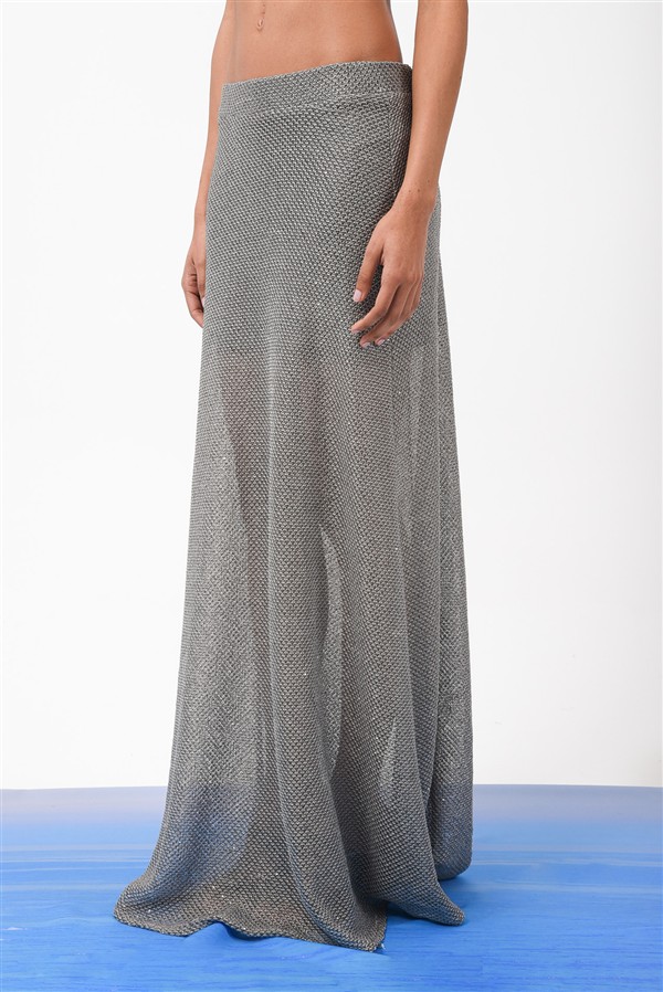ARPYES ZURI SKIRT SILVER