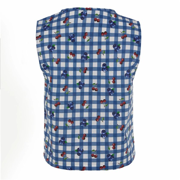 CRINOLINO BERRY PICNIC SLEEVELESS SHIRT