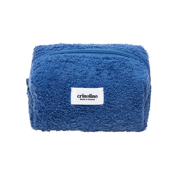 CRINOLINO BLUE TERRY MAKEUP BAG CLASSIC