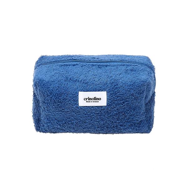 CRINOLINO BLUE TERRY MAKEUP BAG MINI