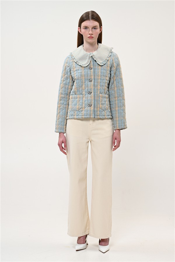 BOOM 001 CAPITONE JACKET CHECK MINT