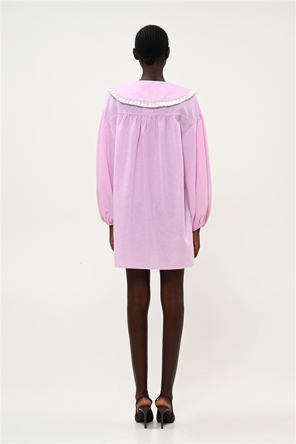 BOOM 001 CHERRY DRESS CHECK PINK