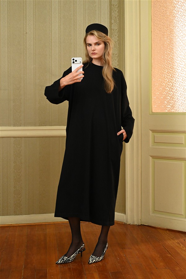 BOOM 001 MAXI DRESS BLACK
