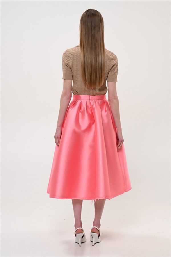 BOOM 002 BOW SKIRT CORAL