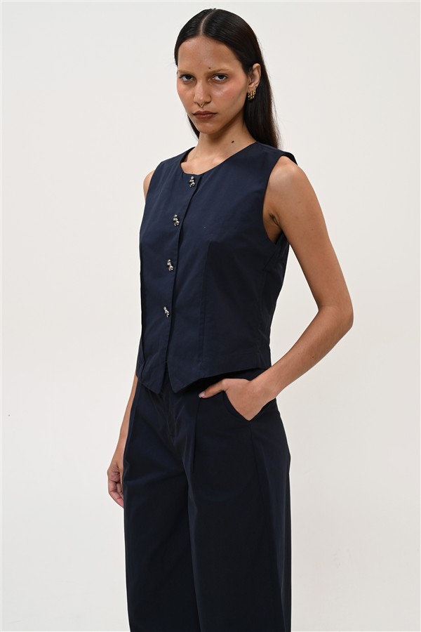 BOOM 003 VEST DARK BLUE