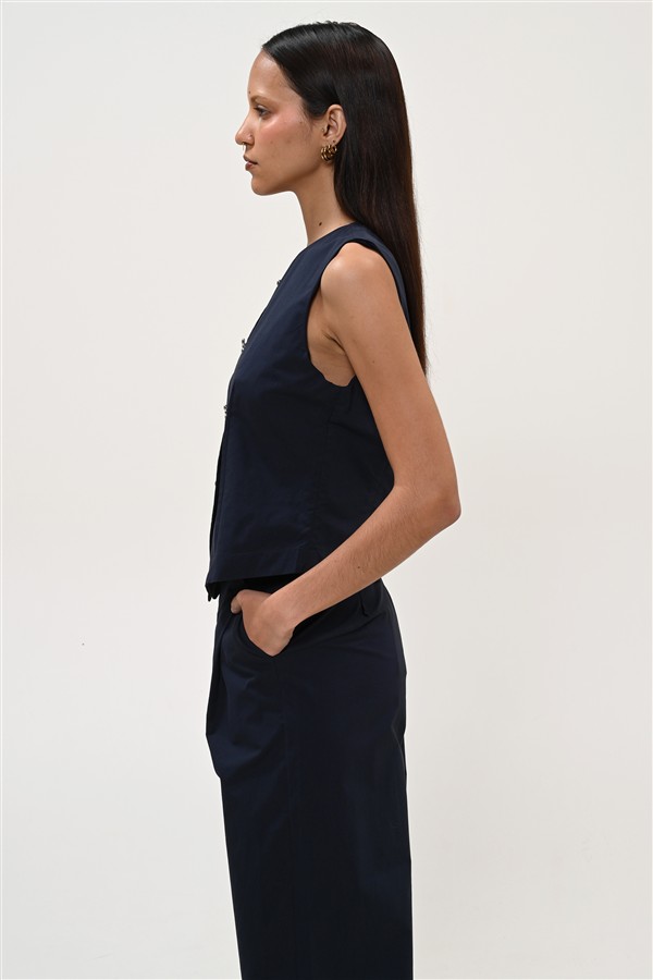 BOOM 003 VEST DARK BLUE