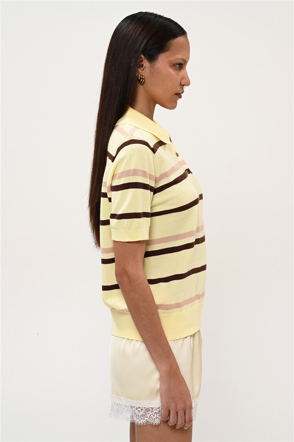 BOOM 006 POLO STRIPES YELLOW