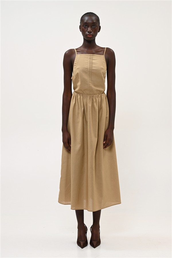 BOOM 007 DRESS KHAKI