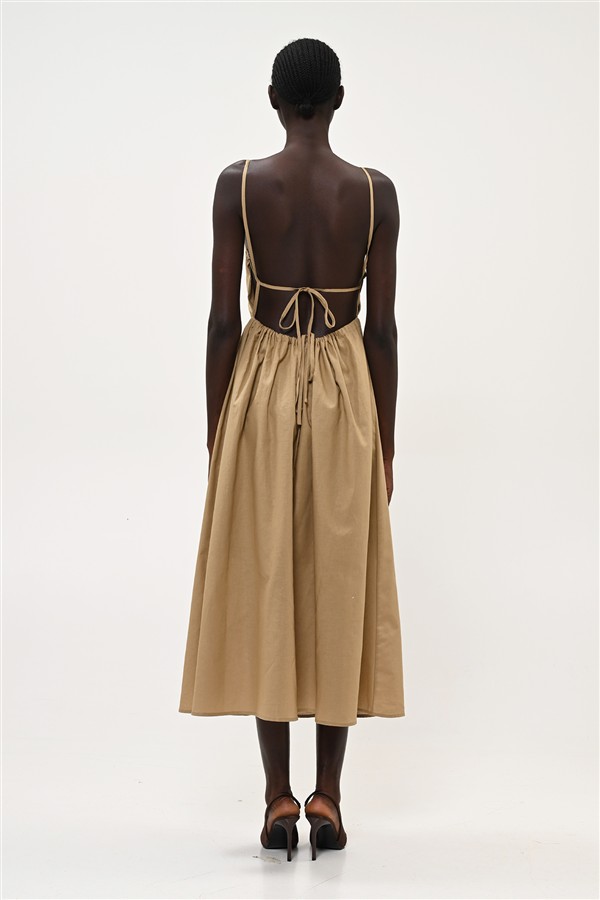 BOOM 007 DRESS KHAKI