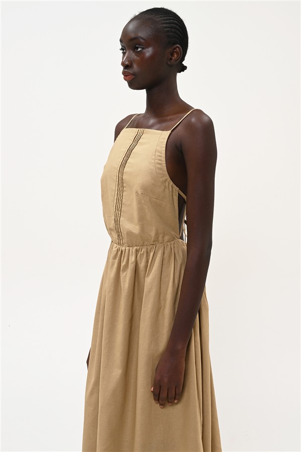 BOOM 007 DRESS KHAKI