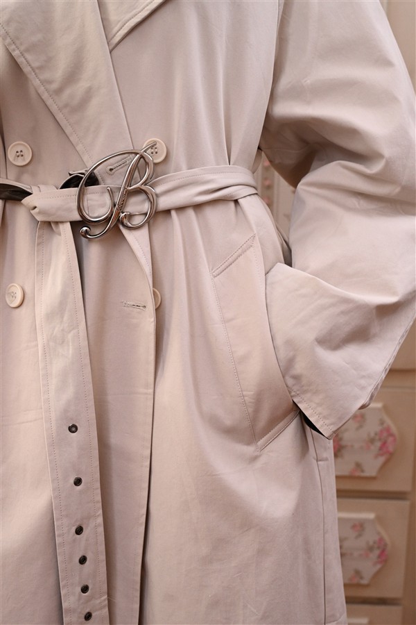 BOOM 007 TRENCH COAT BEIGE