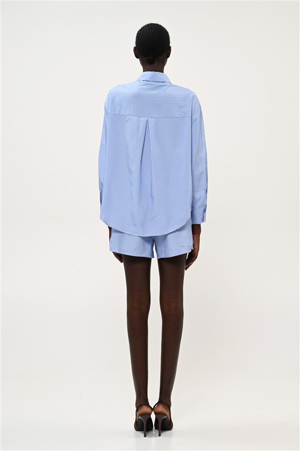 BOOM 008 BOW SHORTS STRIPES BLUE
