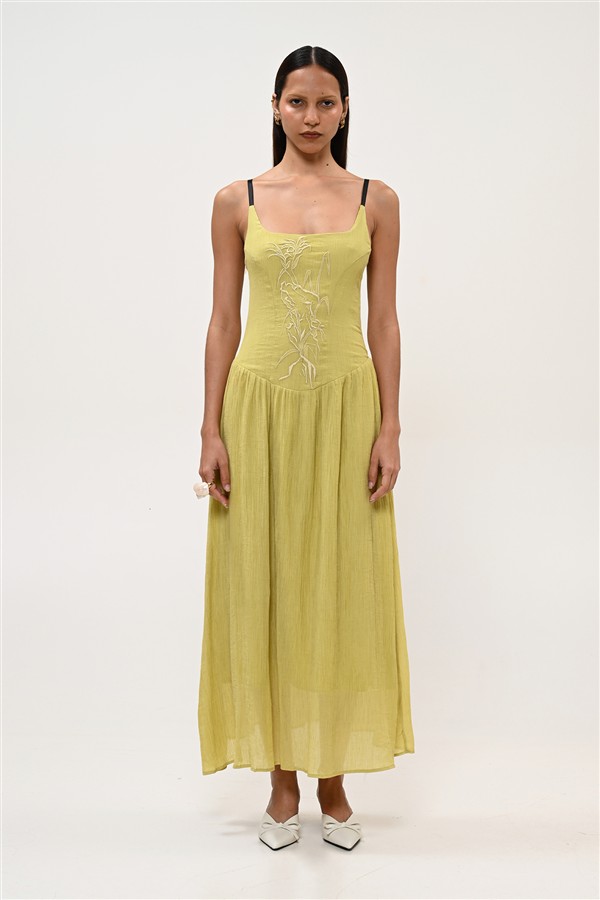 BOOM 008 DRESS LIME