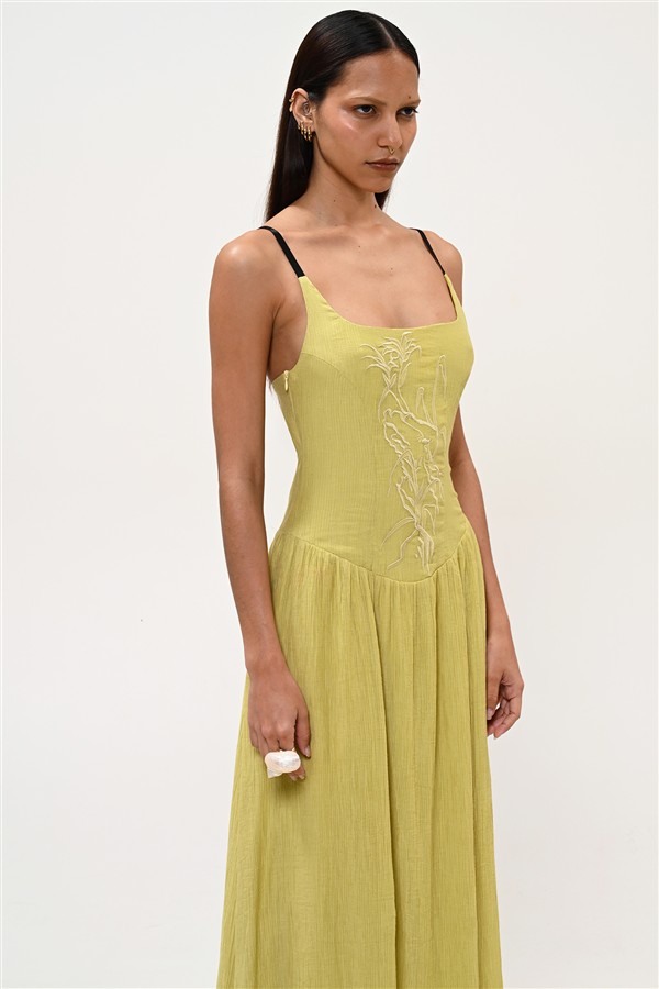 BOOM 008 DRESS LIME