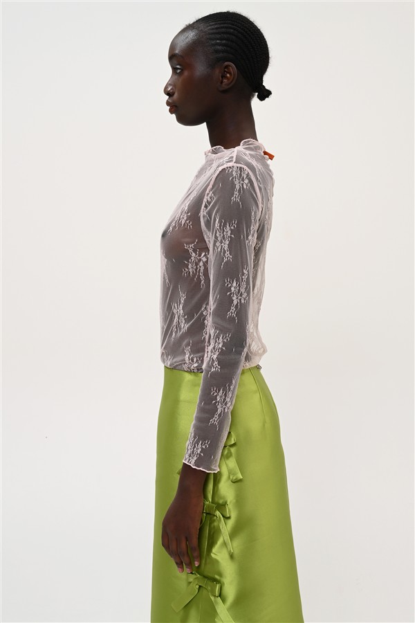 BOOM 011 LACE TOP PINK