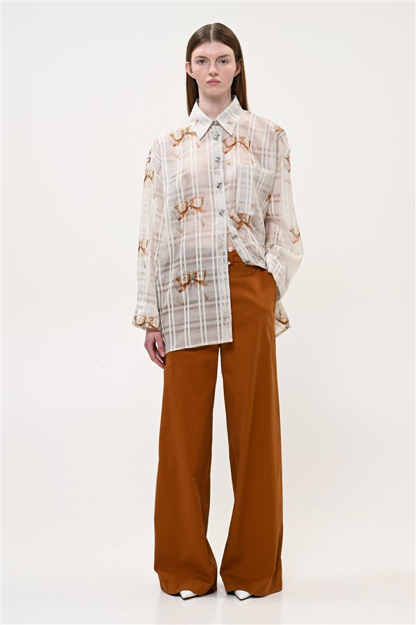 BOOM 013 PEARLTROUSERS BROWN