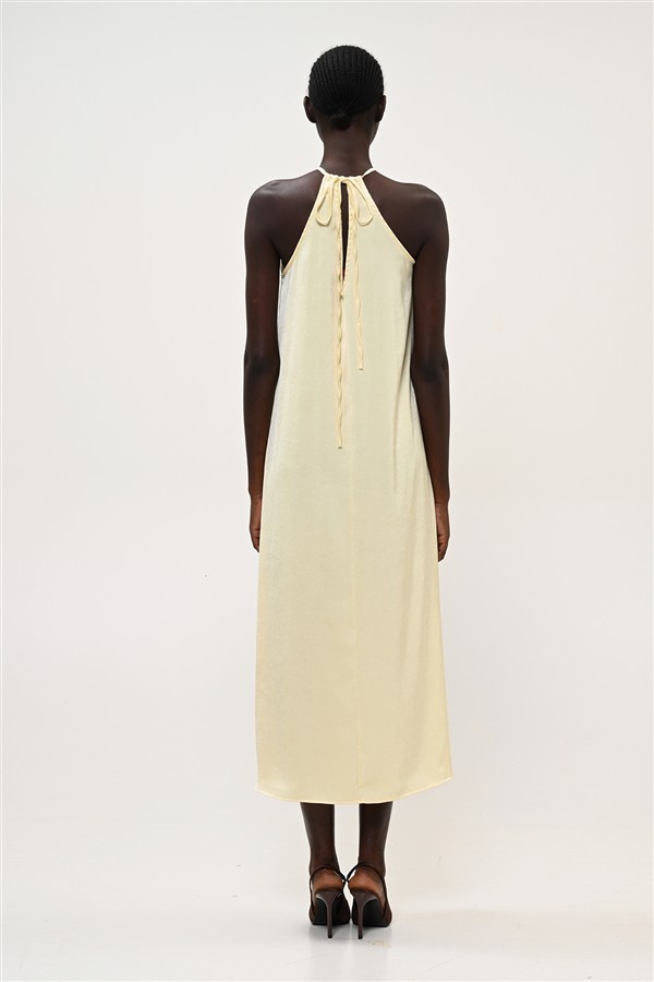 BOOM 014 LONG DRESS YELLOW