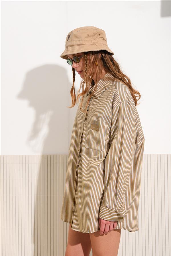 ARPYES BREADFRUIT SHIRT KHAKI