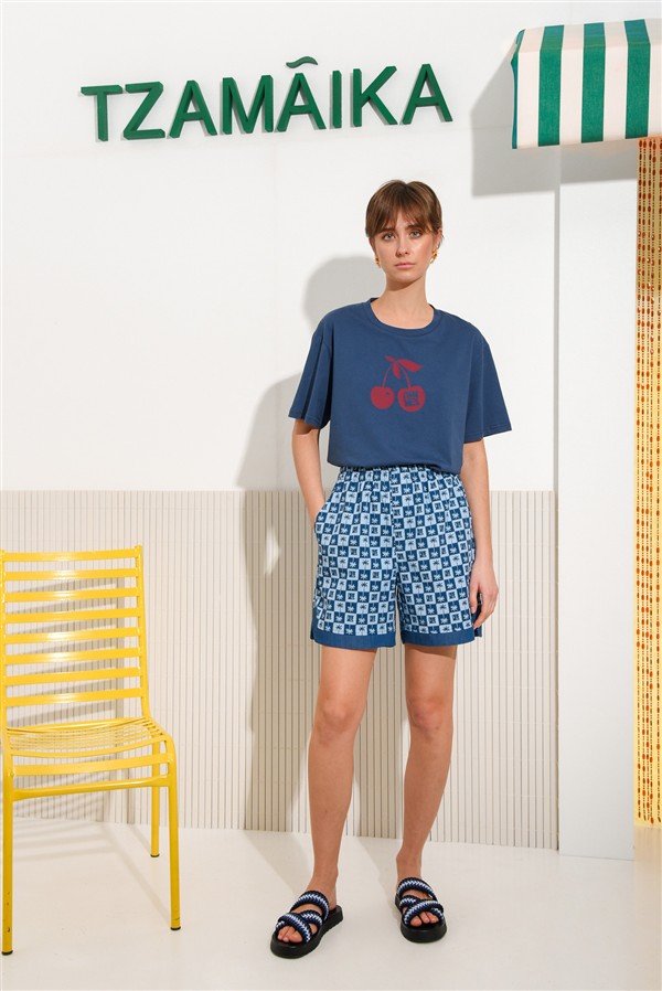 ARPYES COCOA T-SHIRT BLUE