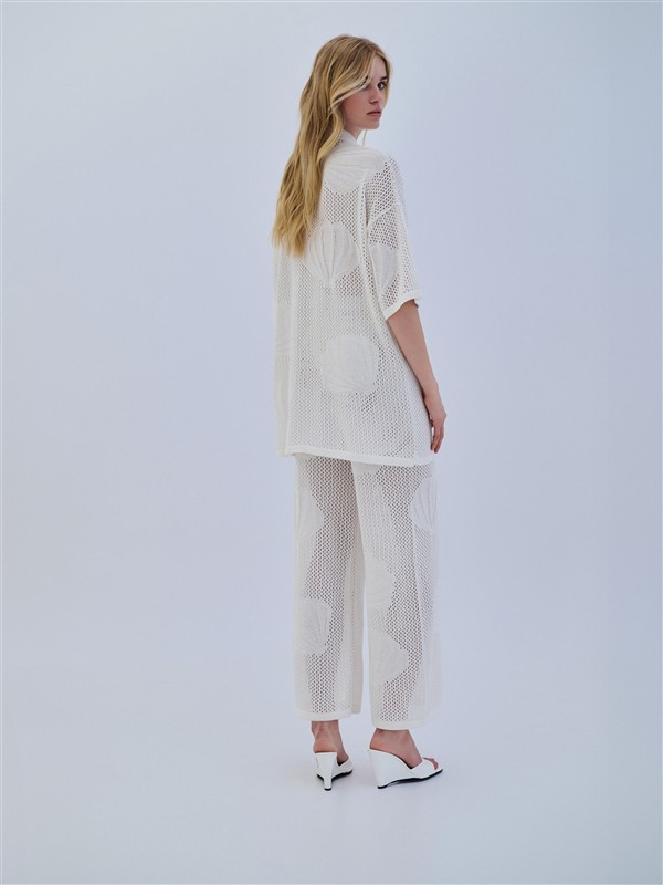 COMBOS 003 PANTS SHELL WHITE