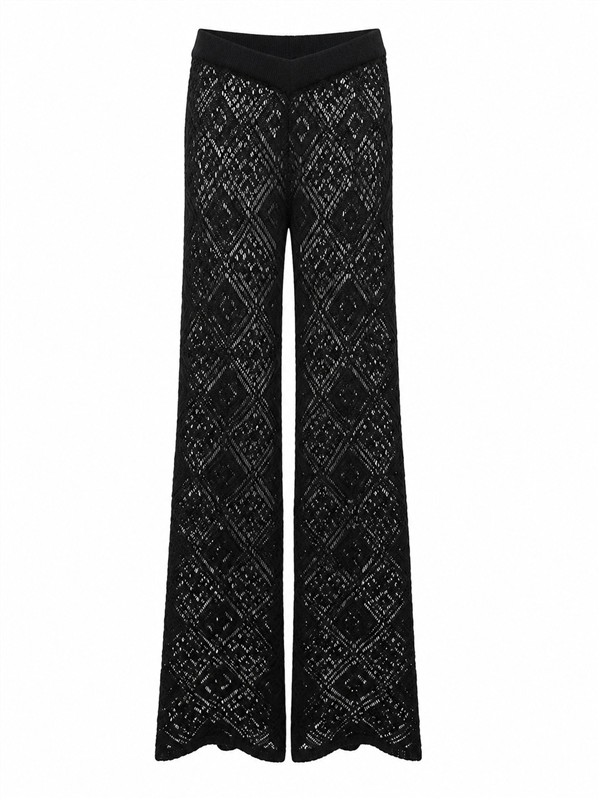 COMBOS 007 PANTS KNIT BLACK
