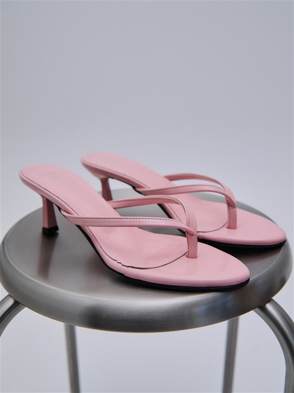 COMBOS 0104 MULES PANTENT BABY PINK