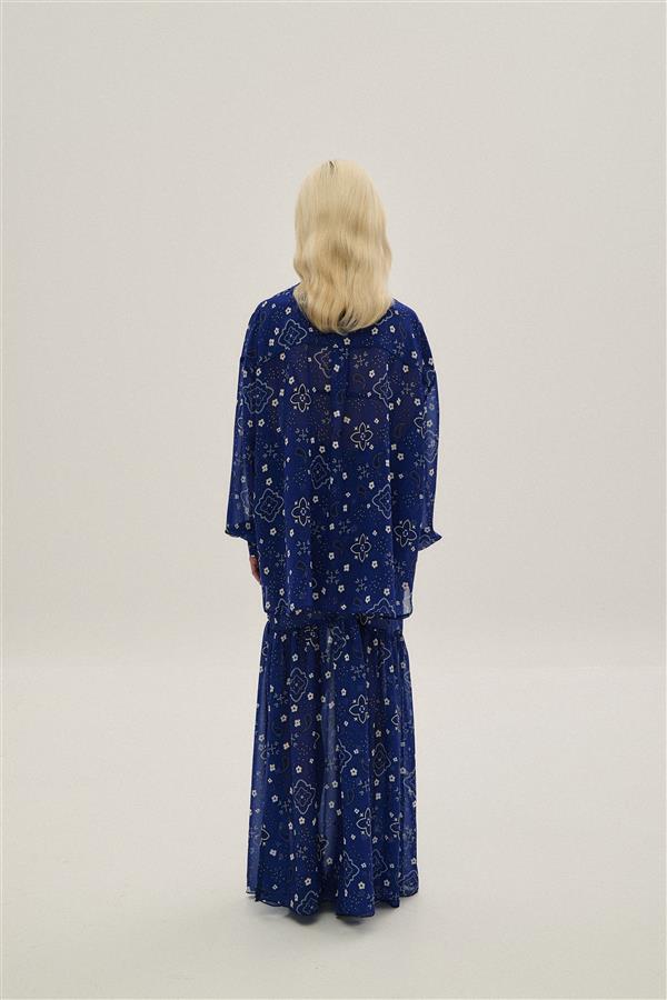 COMBOS 022 LONG SKIRT BLUE