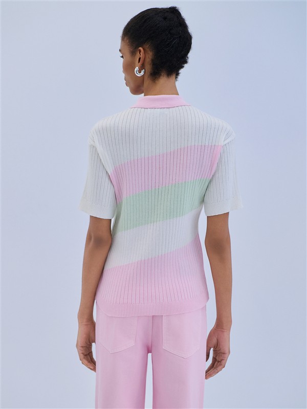 COMBOS 023 BLOUSE POLO TRICOLOR