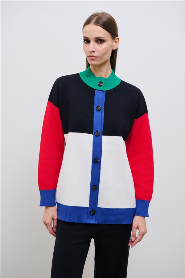 COMBOS 024 ELECTRA CARDIGAN MULTI