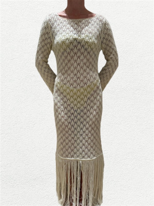 COMBOS 038 MAXI DRESS ECRU