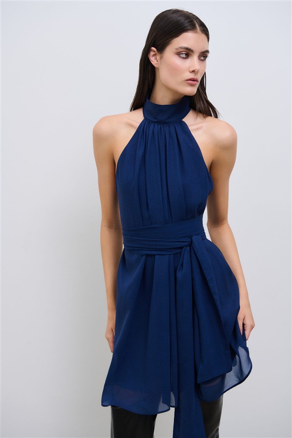 COMBOS 042 APEX MINI DRESS BLUE