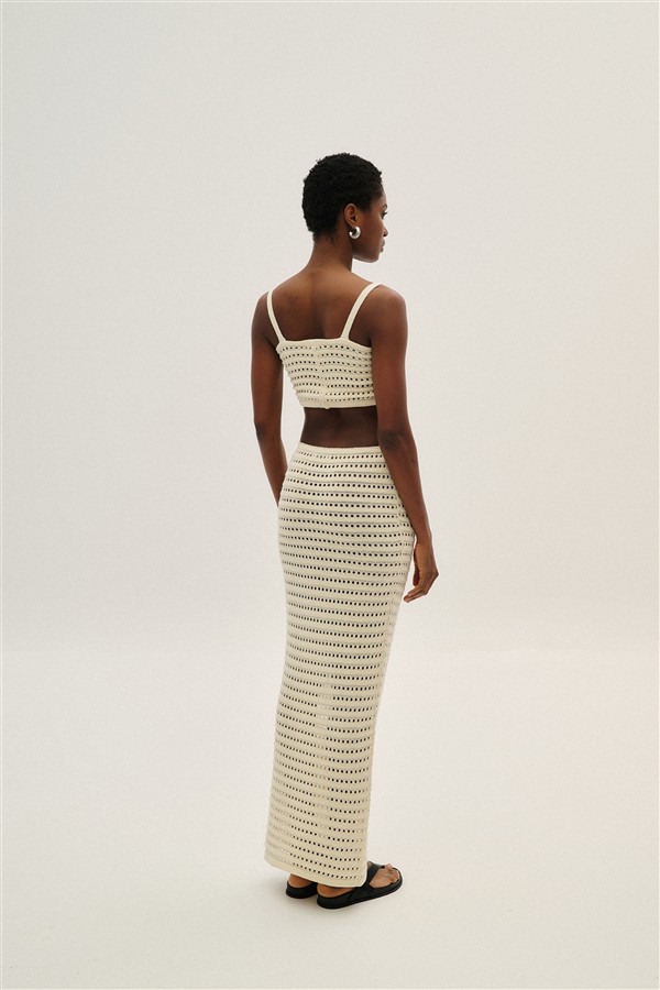 COMBOS 044 MAXI SKIRT ECRU