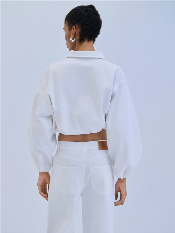COMBOS 048 DENIM JACKET WHITE