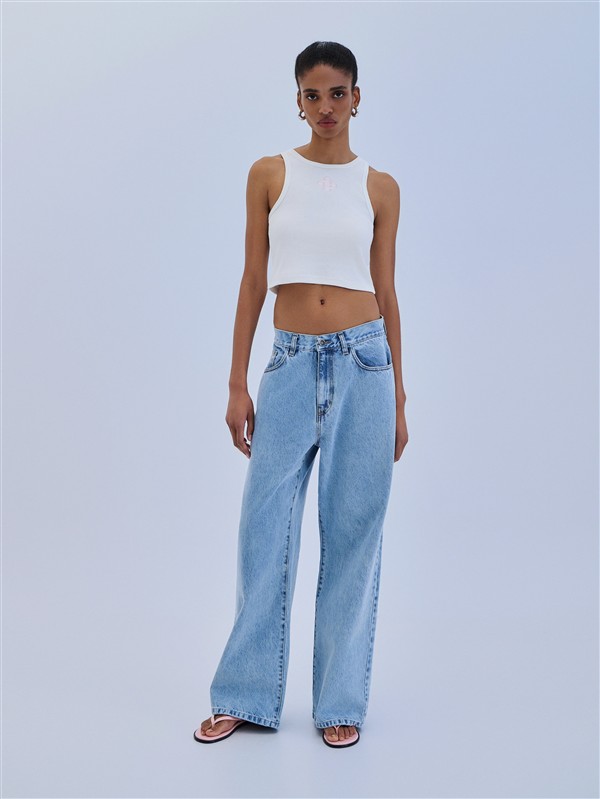 COMBOS 049 DENIM TROUSER BLUE