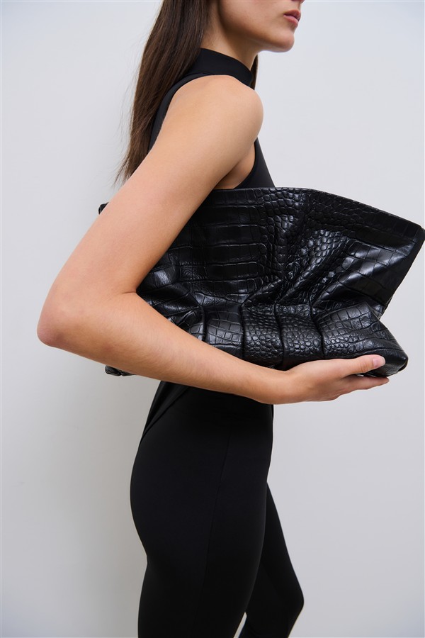 COMBOS 049 GRACE BAG CROCO BLACK