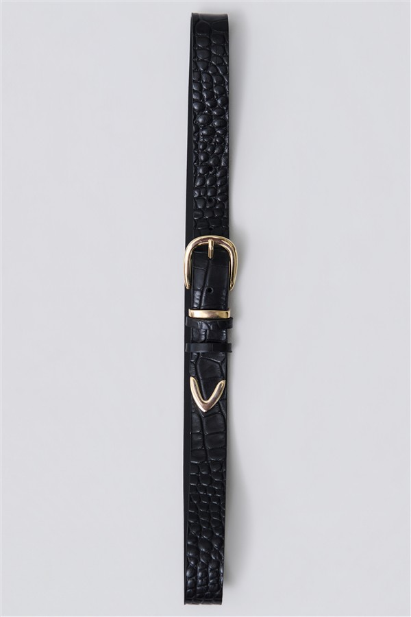 COMBOS 057 GRACE LEATHER BELT BLACK