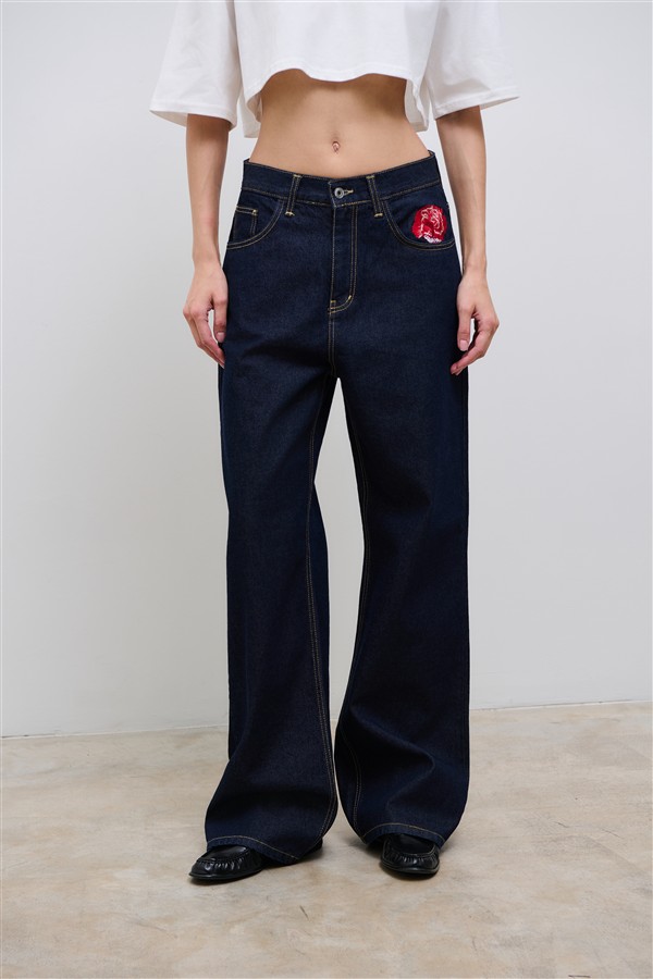 COMBOS 066 CARNATION DENIM PANTS BLUE