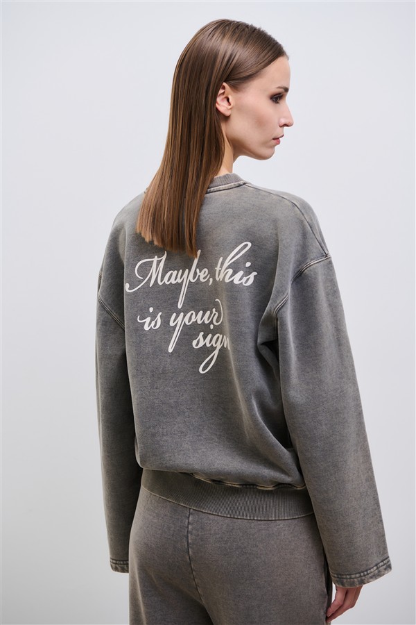 COMBOS 073 STONE SWEATSHIRT GREY