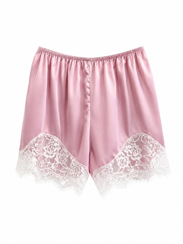 COMBOS 084 SHORTS SATIN LACE PINK
