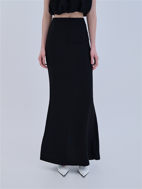 COMBOS 088 SKIRT MAXI BLACK