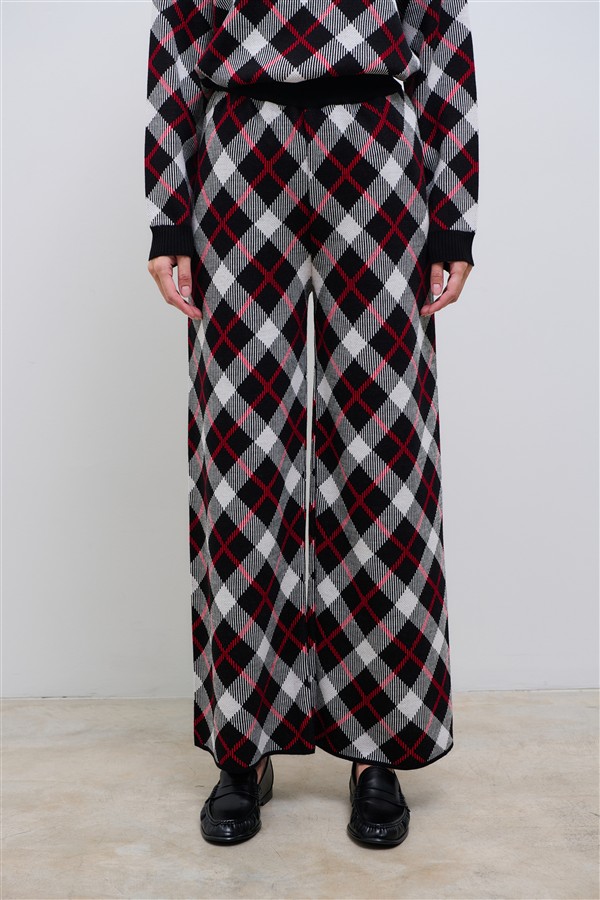COMBOS 089 RHOMBUS NORA KNIT PANTS MULTI