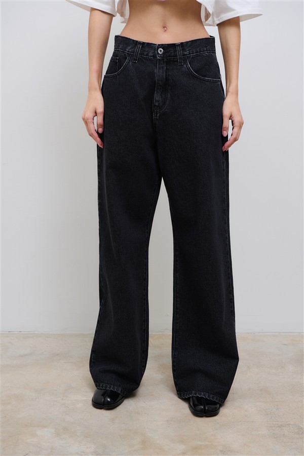 COMBOS 098 IRIS DENIM PANTS BLACK