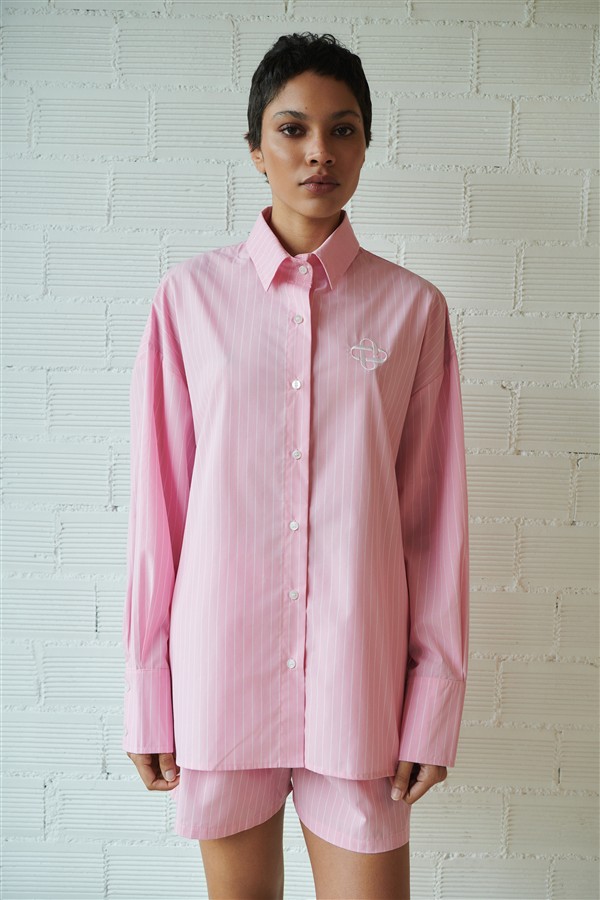 COMBOS 108 SHIRT STRIPED BABY PINK