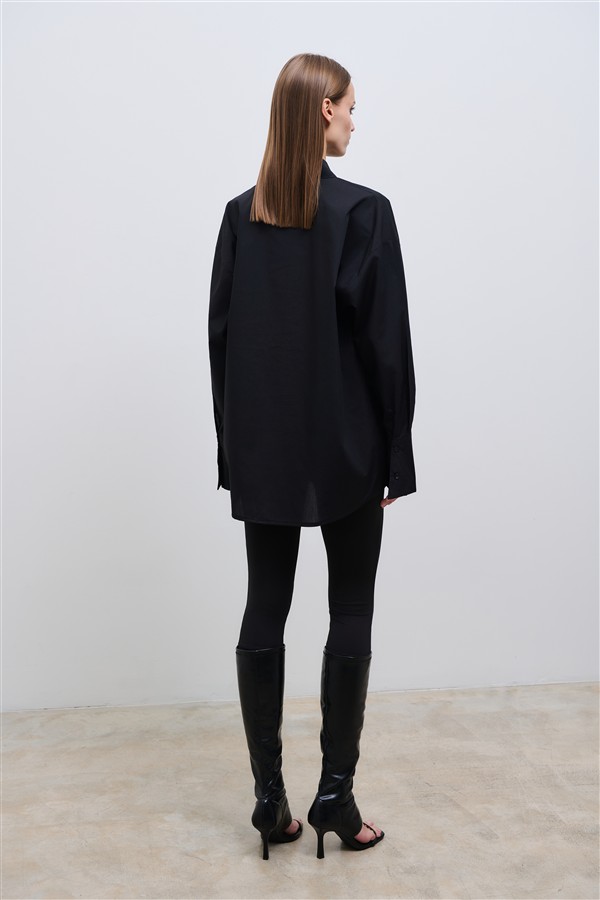 COMBOS 116 BLOOM SHIRT BLACK