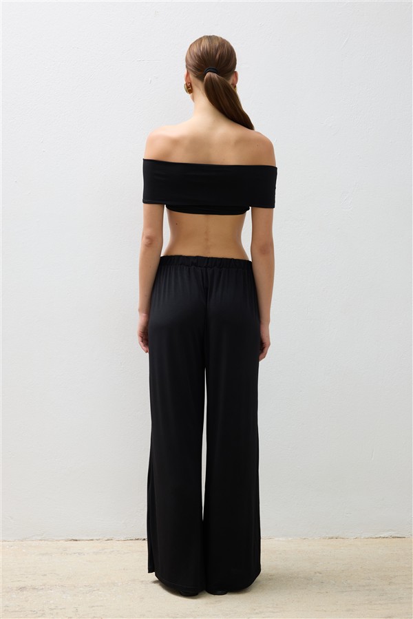 COMBOS 129 TOP OFF SHOULDER BLACK