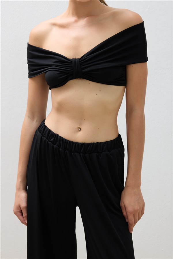 COMBOS 129 TOP OFF SHOULDER BLACK